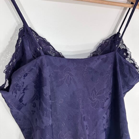NWT Vintage Victoria's Secret Gold Label Button Cami‎ | Purple Blue | SZ Large - Picture 7 of 10